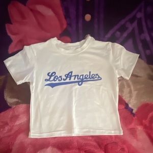 Los Angeles crop top
